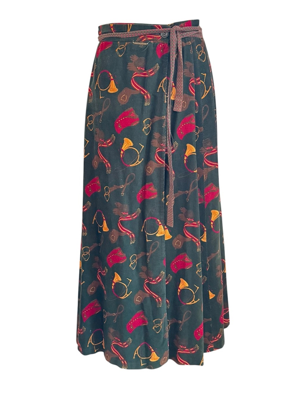 Vintage Geiger Equestrian Wrap Skirt